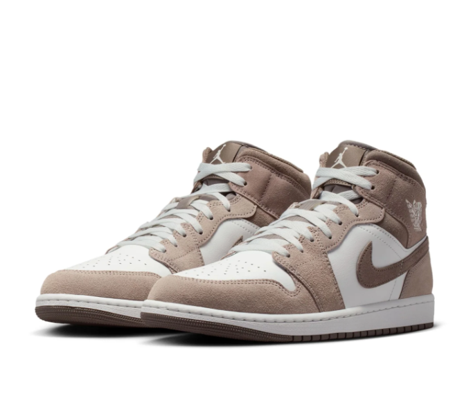 Air Jordan 1 Mid 'Enigma Stone/Olive Grey'