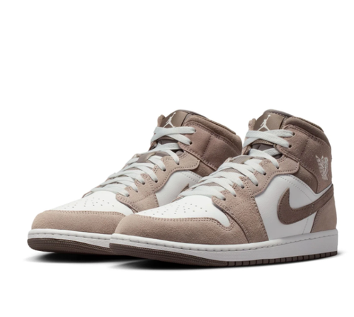 Air Jordan 1 Mid 'Enigma Stone/Olive Grey'