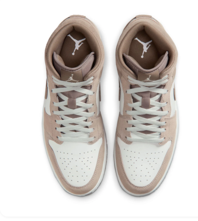 Air Jordan 1 Mid 'Enigma Stone/Olive Grey'