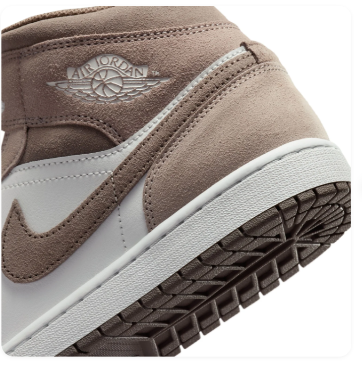 Air Jordan 1 Mid 'Enigma Stone/Olive Grey'