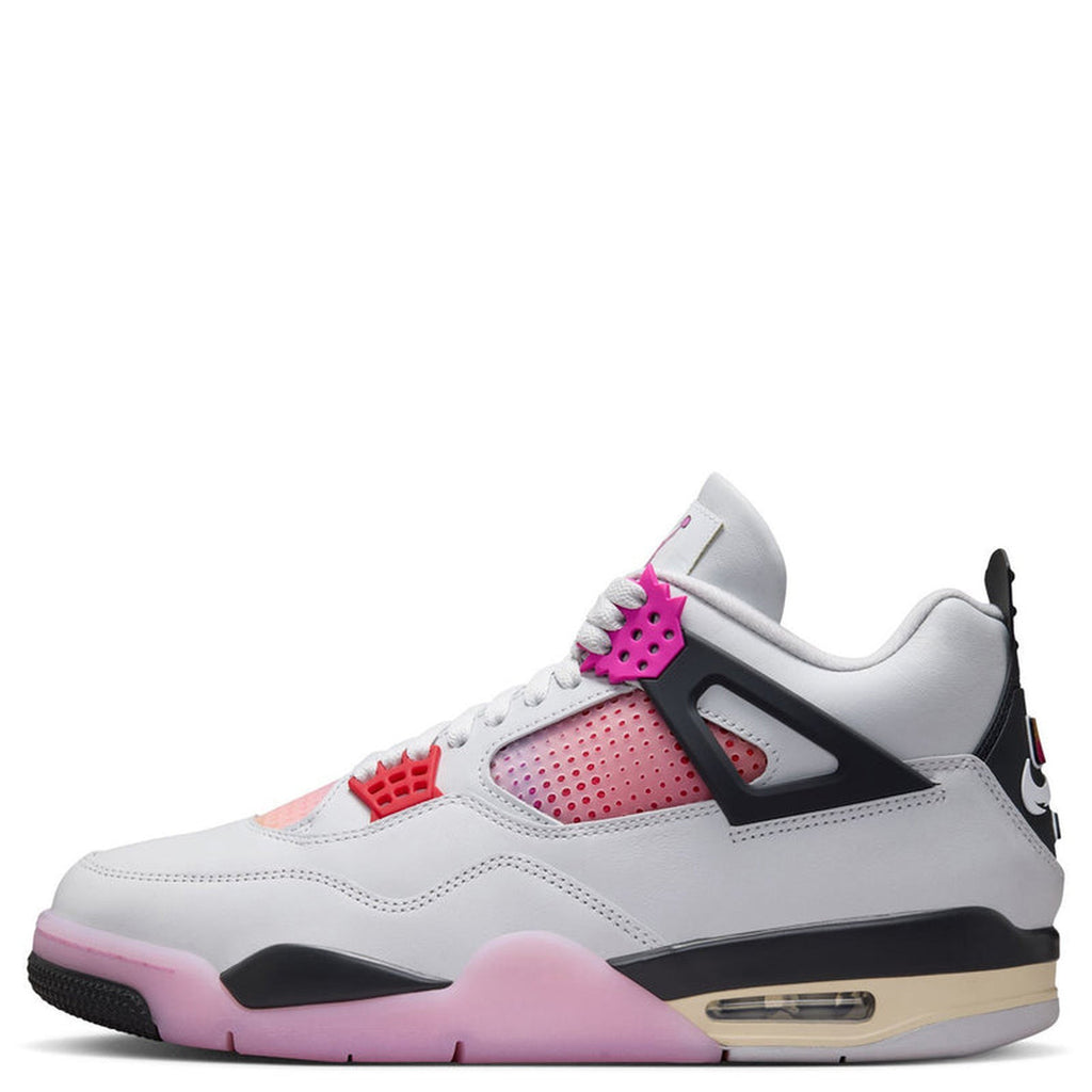 AIR JORDAN 4 RETRO  100OFF WHITEFIRE PINK-ANTHRACITE